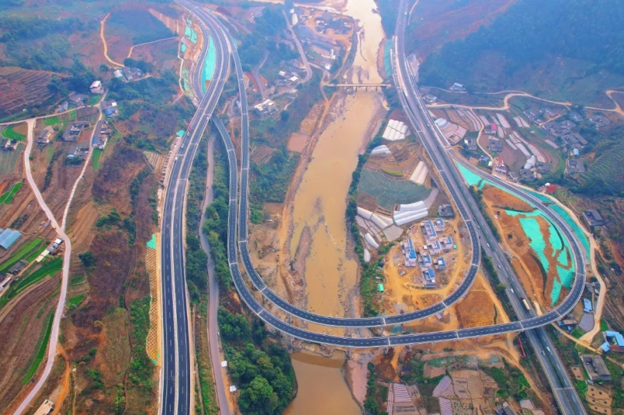 完美收官-公司參建的德會(huì)高速、廣平高速平武段建成通車！